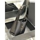 Fake YSL Saint Laurent Le 5 A 7 Cassander Hobo Bag 23cm Black Replica