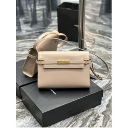 Replica YSL Saint Laurent Manhattan Shoulder Bag Apricot