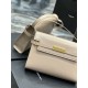 Replica YSL Saint Laurent Manhattan Shoulder Bag Apricot