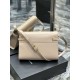 Replica YSL Saint Laurent Manhattan Shoulder Bag Apricot