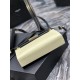 Fake YSL Saint Laurent Manhattan Shoulder Bag Black / Yellow Replica