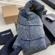 Best Replica YSL Saint Laurent Puffer Medium Shoulder Bag  Suede/Denim Knockoff