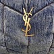 Best Replica YSL Saint Laurent Puffer Medium Shoulder Bag  Suede/Denim Knockoff