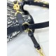 Fake Christian Dior Medium C'est Dior Bag Blue Dior Oblique Jacquard Replica