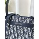 Fake Christian Dior Medium C'est Dior Bag Blue Dior Oblique Jacquard Replica