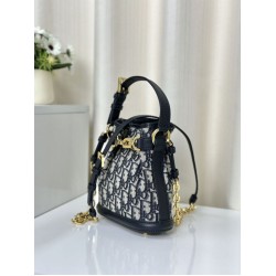 Replica Christian Dior Small C'est Dior Bag  Blue Dior Oblique Jacquard