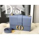 Fake Christian Dior 30 Montaigne Bag Latte Box Calfskin Blue Replica Replica Christian Dior 30 Montaigne Bag Latte Box Calfskin Blue