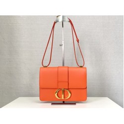 Replica Christian Dior 30 Montaigne Bag Latte Box Calfskin Orange