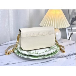Replica Christian Dior 30 Montaigne Avenue Bag Dusty Ivory Box Calfskin