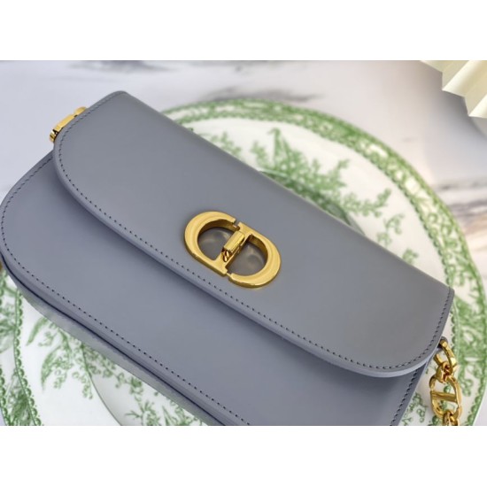 Replica Christian Dior 30 Montaigne Avenue Bag Gray Box Calfskin