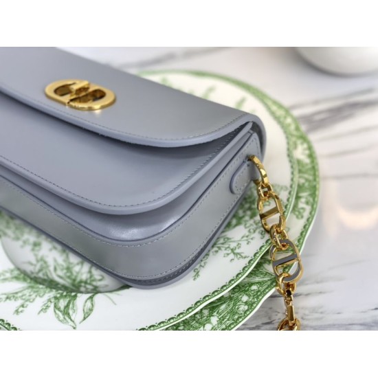 Replica Christian Dior 30 Montaigne Avenue Bag Gray Box Calfskin
