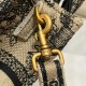 Replica Dior Mini Book Tote Phone Bag Toile de Jouy Embroidery Hazelnut