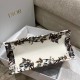Replica Dior Small Book Tote Bag Jardin d'Hiver Embroidery White