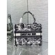 Fake Dior Small Book Tote Bag Plan de Paris Embroidery White Replica Replica Dior Small Book Tote Bag Plan de Paris Embroidery White