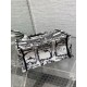 Fake Dior Small Book Tote Bag Plan de Paris Embroidery White Replica Replica Dior Small Book Tote Bag Plan de Paris Embroidery White