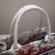 Replica Dior Small Book Tote Camouflage With Flowers White