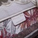 Replica Dior Small Book Tote Camouflage With Flowers White