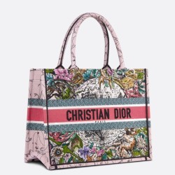 Replica Dior Small Book Tote In Multicolor Dior Constellation Embroidery