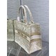 Replica Dior Medium Book Tote Bag Rêve d'Infini Embroidery Gold