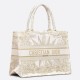 Replica Dior Medium Book Tote Bag Rêve d'Infini Embroidery Gold