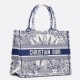 Replica Dior Medium Dior Book Tote Rêve d'Infini Embroidery White /Blue