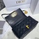 Replica Dior Caro Medium Bag Cannage Black