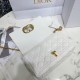 Fake Dior Caro Medium Bag Cannage White Replica