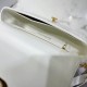 Fake Dior Caro Medium Bag Cannage White Replica