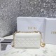 Fake Dior Caro Medium Bag Cannage White Replica