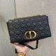 Fake Dior Large Caro Bag Cannage Black Replica Replica Dior Large Caro Bag Cannage Black