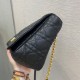 Fake Dior Large Caro Bag Cannage Black Replica Replica Dior Large Caro Bag Cannage Black