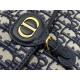Replica Dior Bobby East-West Chain Pouch Oblique Jacquard Blue