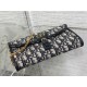 Replica Dior Bobby East-West Chain Pouch Oblique Jacquard Blue