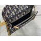 Replica Dior Bobby East-West Chain Pouch Oblique Jacquard Blue
