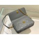 Replica Dior Caro Pouch Cannage Calfskin Blue