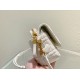 Replica Dior Caro Pouch Cannage White