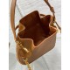 Replica Dior C'est Medium Bucket Bag Saddle Calfskin Brown