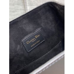 Replica Dior C'est Medium Bucket Bag Saddle Calfskin Black