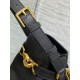 Replica Dior C'est Medium Bucket Bag Saddle Calfskin Black