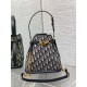 Replica Dior C'est Medium Bucket Bag Oblique Jacquard Blue