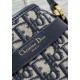 Replica Dior C'est Medium Bucket Bag Oblique Jacquard Blue