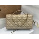 Replica Dior Miss Dior Mini Bag Cannage Lambskin Beige