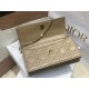 Replica Dior Miss Dior Mini Bag Cannage Lambskin Beige
