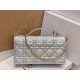 Replica Dior Miss Dior Mini Bag Iridescent Metallic Silver