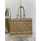 Replica Dior Medium Essential Tote Bag Hazelnut Archicannage