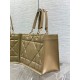 Replica Dior Medium Essential Tote Bag Hazelnut Archicannage