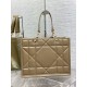 Replica Dior Medium Essential Tote Bag Hazelnut Archicannage