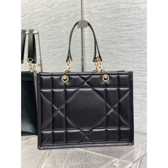 Replica Dior Medium Essential Tote Bag Archicannage Black Fake Dior Medium Essential Tote Bag Archicannage Black Replica