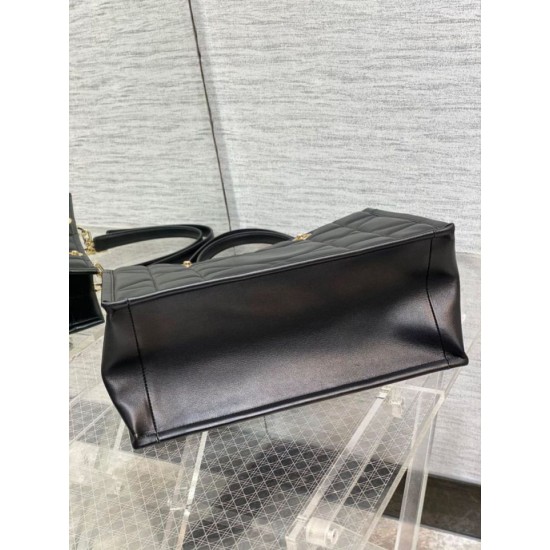 Replica Dior Medium Essential Tote Bag Archicannage Black Fake Dior Medium Essential Tote Bag Archicannage Black Replica