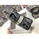 Replica Dior Large Lady D-Lite Bag Toile de Jouy Reverse Embroidery Blue Replica Dior Large Lady D-Lite Bag Toile de Jouy Reverse Embroidery Blue